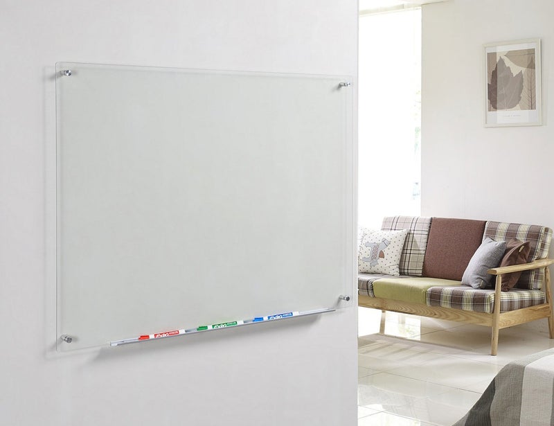 Audio-Visual Direct مجموعة لوح الكتابة الزجاجي الشفاف المباشر السمعي البصري - 2' x 1.5' - تشمل الأجهزة وصينية الأقلام (غير مغناطيسي) - Image 5